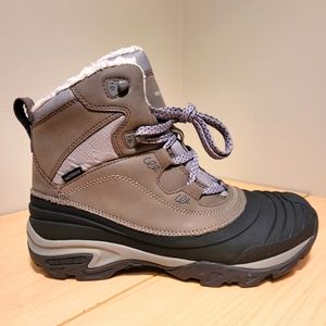 Merrel Snowbound Mid Faux fur Waterproof 200g Thinsulate Charcoal color Sz8